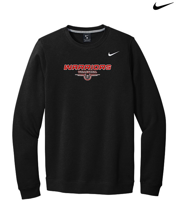 Troy HS Girls Volleyball Design - Mens Nike Crewneck