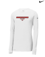 Troy HS Girls Volleyball Design - Mens Nike Longsleeve