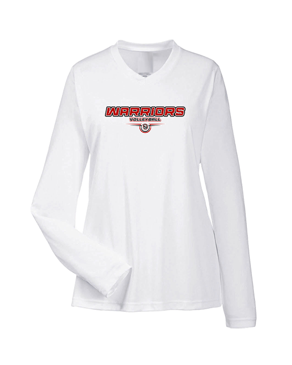 Troy HS Girls Volleyball Design - Womens Performance Longsleeve