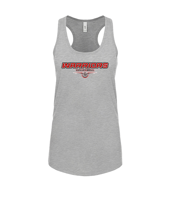 Troy HS Girls Volleyball Design - Womens Tank Top