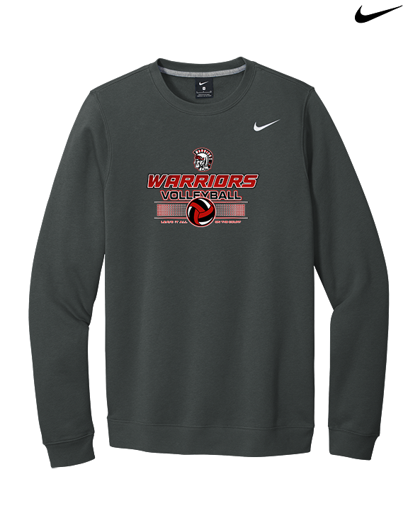 Troy HS Girls Volleyball Leave It - Mens Nike Crewneck