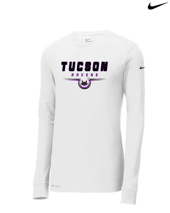 Tucson Ravens Football Design - Mens Nike Longsleeve