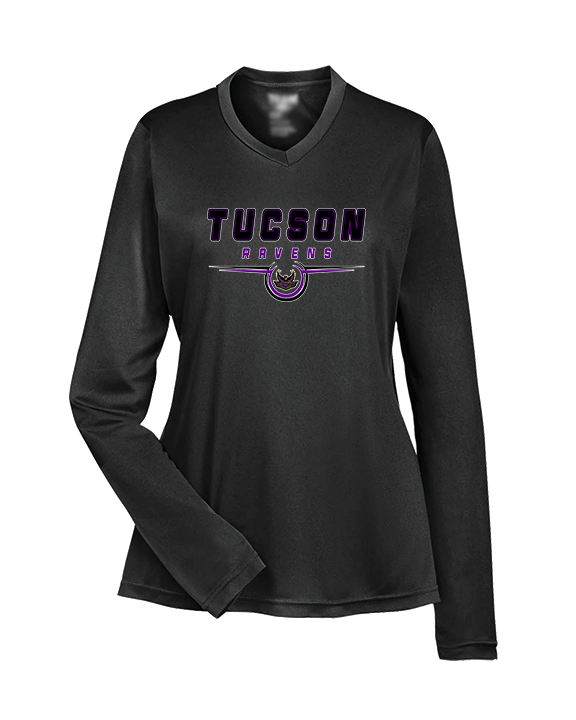 Tucson Ravens Football Design - Womens Performance Longsleeve