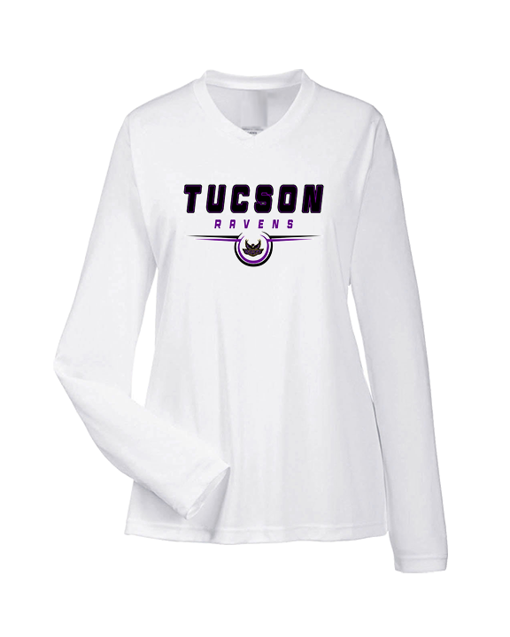 Tucson Ravens Football Design - Womens Performance Longsleeve