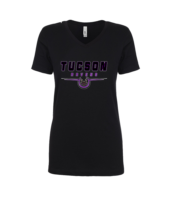 Tucson Ravens Football Design - Womens Vneck