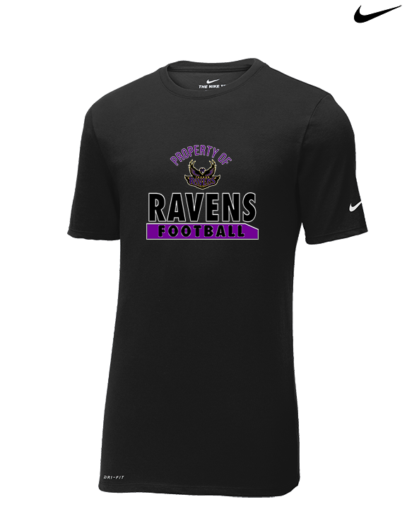 Tucson Ravens Football Property - Mens Nike Cotton Poly Tee