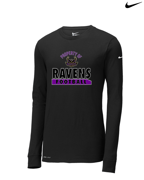 Tucson Ravens Football Property - Mens Nike Longsleeve