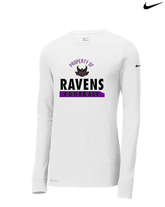 Tucson Ravens Football Property - Mens Nike Longsleeve