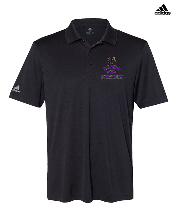 Tucson Ravens Football Vs Everybody - Mens Adidas Polo