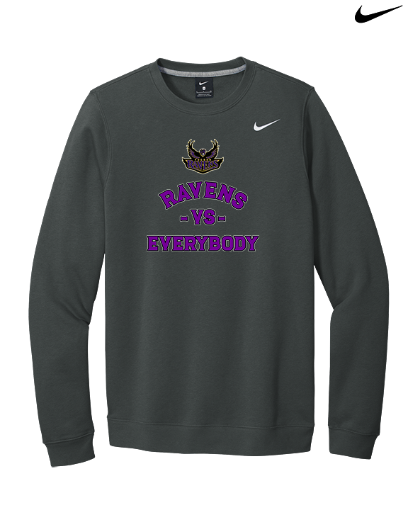 Tucson Ravens Football Vs Everybody - Mens Nike Crewneck