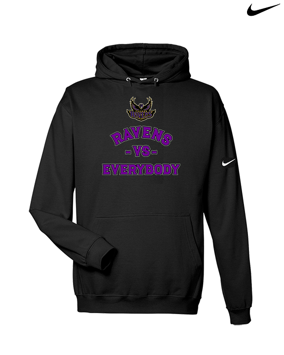 Tucson Ravens Football Vs Everybody - Nike Club Fleece Hoodie