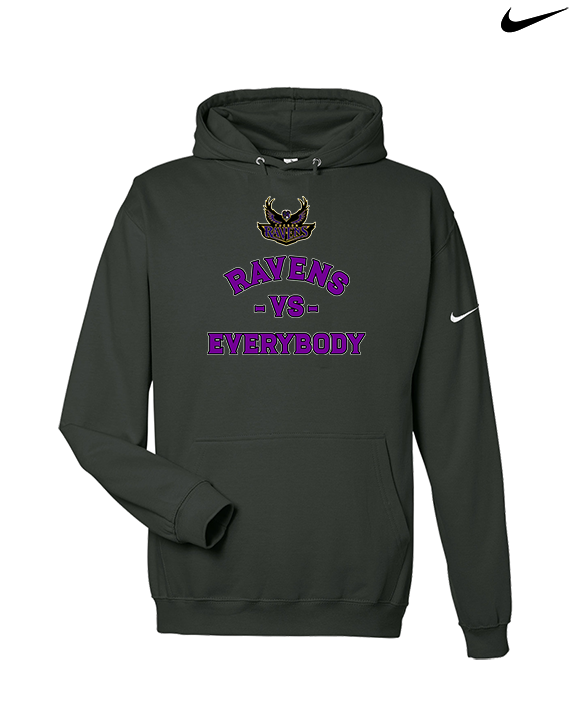 Tucson Ravens Football Vs Everybody - Nike Club Fleece Hoodie