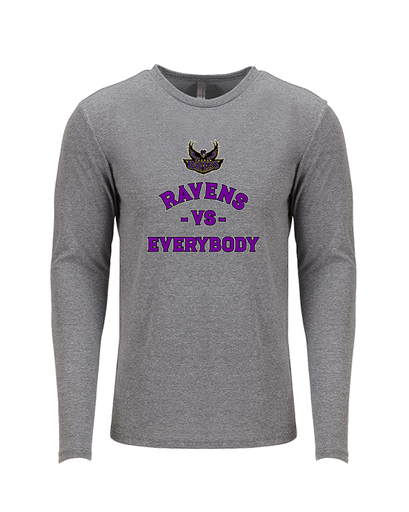 Tucson Ravens Football Vs Everybody - Tri-Blend Long Sleeve