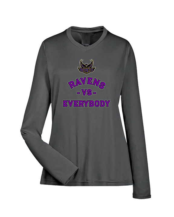 Tucson Ravens Football Vs Everybody - Womens Performance Longsleeve