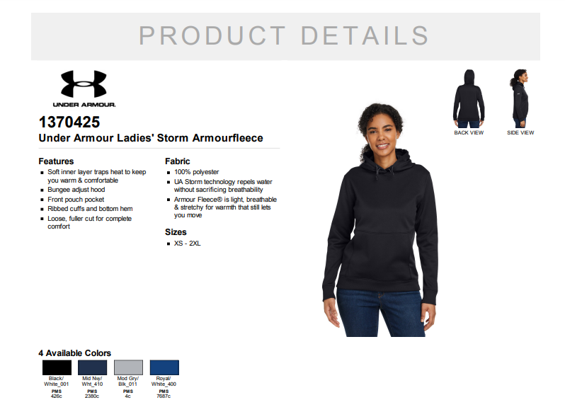 Farmville Central HS Football Vs Everybody 2 - Under Armour Ladies Storm Fleece