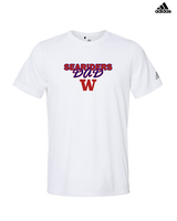 Waianae HS Football Dad - Mens Adidas Performance Shirt