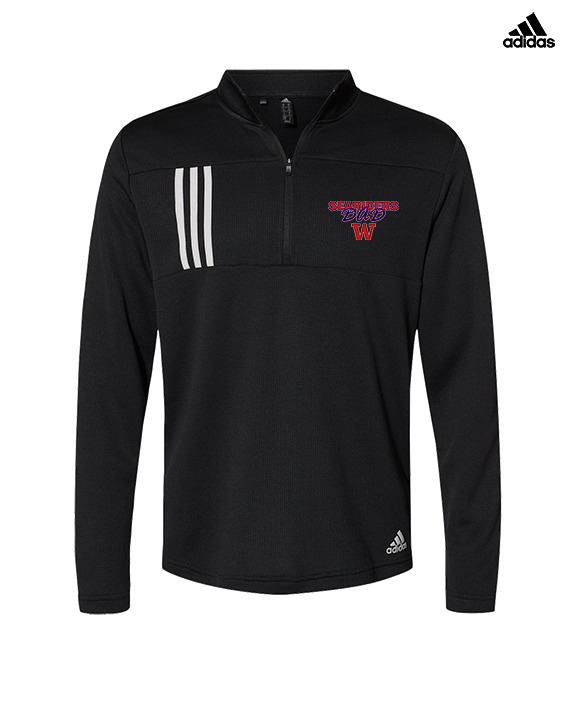 Waianae HS Football Dad - Mens Adidas Quarter Zip