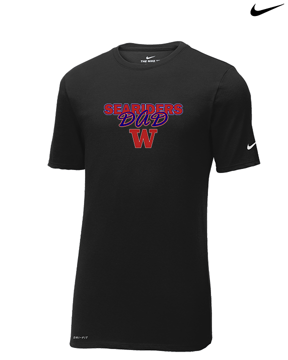 Waianae HS Football Dad - Mens Nike Cotton Poly Tee