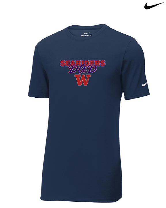 Waianae HS Football Dad - Mens Nike Cotton Poly Tee