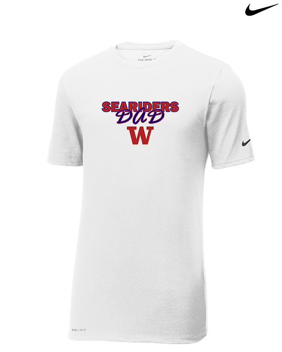 Waianae HS Football Dad - Mens Nike Cotton Poly Tee