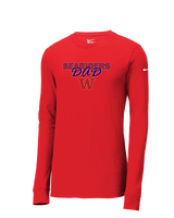 Waianae HS Football Dad - Mens Nike Longsleeve