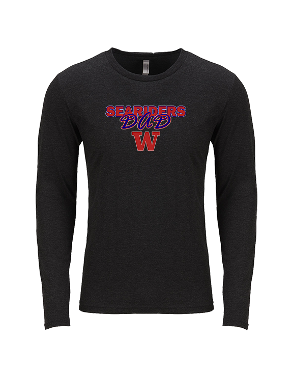 Waianae HS Football Dad - Tri-Blend Long Sleeve