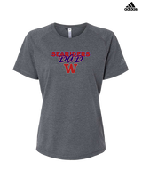 Waianae HS Football Dad - Womens Adidas Performance Shirt