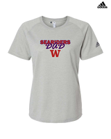 Waianae HS Football Dad - Womens Adidas Performance Shirt