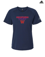 Waianae HS Football Dad - Womens Adidas Performance Shirt