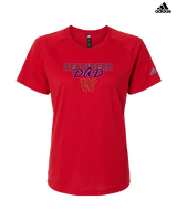 Waianae HS Football Dad - Womens Adidas Performance Shirt