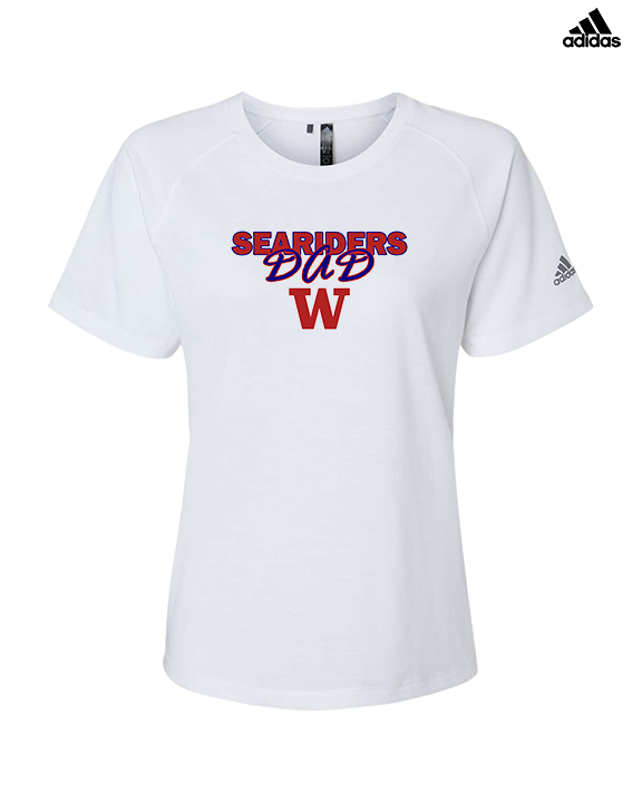 Waianae HS Football Dad - Womens Adidas Performance Shirt