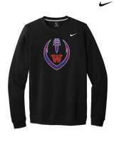 Waianae HS Football Full Football - Mens Nike Crewneck