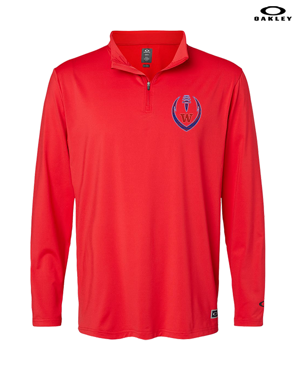 Waianae HS Football Full Football - Mens Oakley Quarter Zip