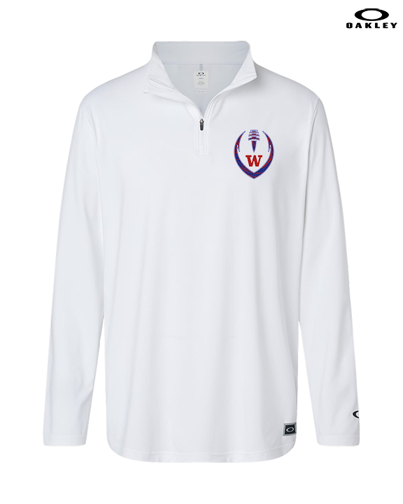 Waianae HS Football Full Football - Mens Oakley Quarter Zip