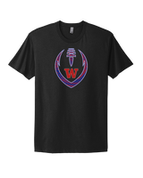 Waianae HS Football Full Football - Mens Select Cotton T-Shirt