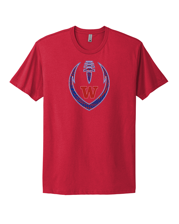 Waianae HS Football Full Football - Mens Select Cotton T-Shirt