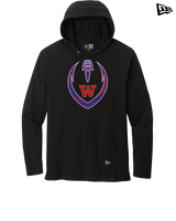 Waianae HS Football Full Football - New Era Tri-Blend Hoodie