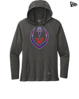 Waianae HS Football Full Football - New Era Tri-Blend Hoodie