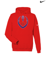 Waianae HS Football Full Football - Nike Club Fleece Hoodie