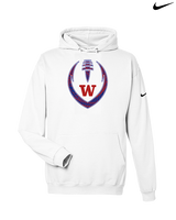 Waianae HS Football Full Football - Nike Club Fleece Hoodie