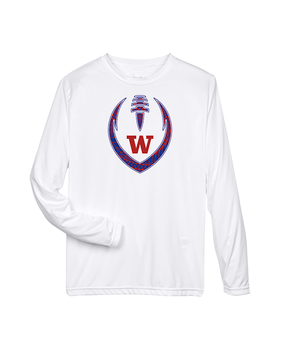 Waianae HS Football Full Football - Performance Longsleeve