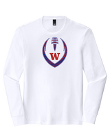 Waianae HS Football Full Football - Tri-Blend Long Sleeve