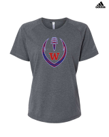 Waianae HS Football Full Football - Womens Adidas Performance Shirt