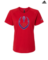 Waianae HS Football Full Football - Womens Adidas Performance Shirt