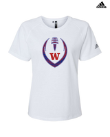 Waianae HS Football Full Football - Womens Adidas Performance Shirt