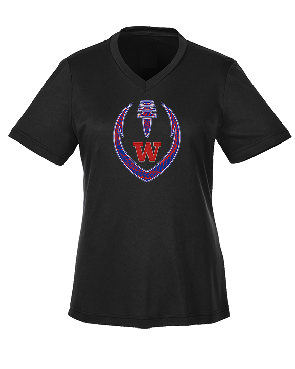 Waianae HS Football Full Football - Womens Performance Shirt