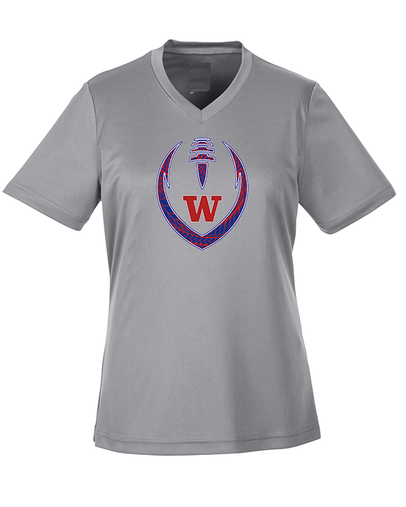 Waianae HS Football Full Football - Womens Performance Shirt