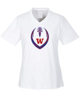 Waianae HS Football Full Football - Womens Performance Shirt