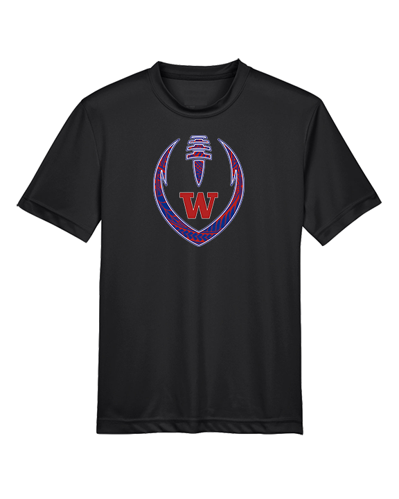 Waianae HS Football Full Football - Youth Performance Shirt