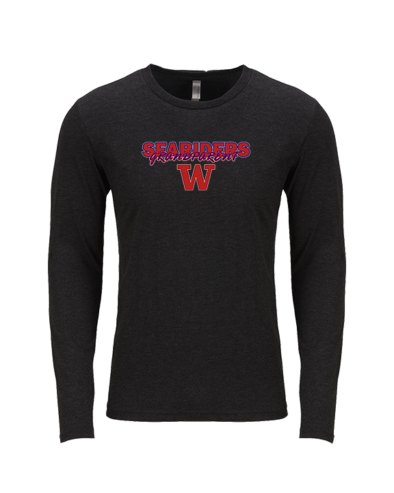 Waianae HS Football Grandparent - Tri-Blend Long Sleeve